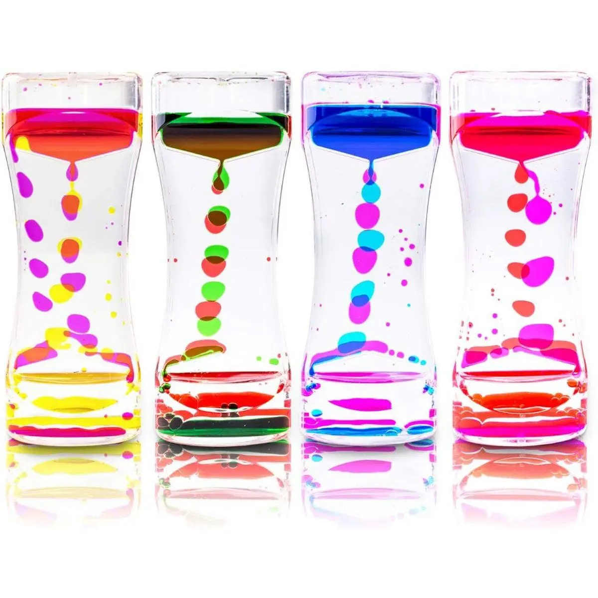 Liquid Motion Bubbler for Sensory Play, Fidget Toy, Children Activity, Desk Top, Assorted Colors (1 Piece)