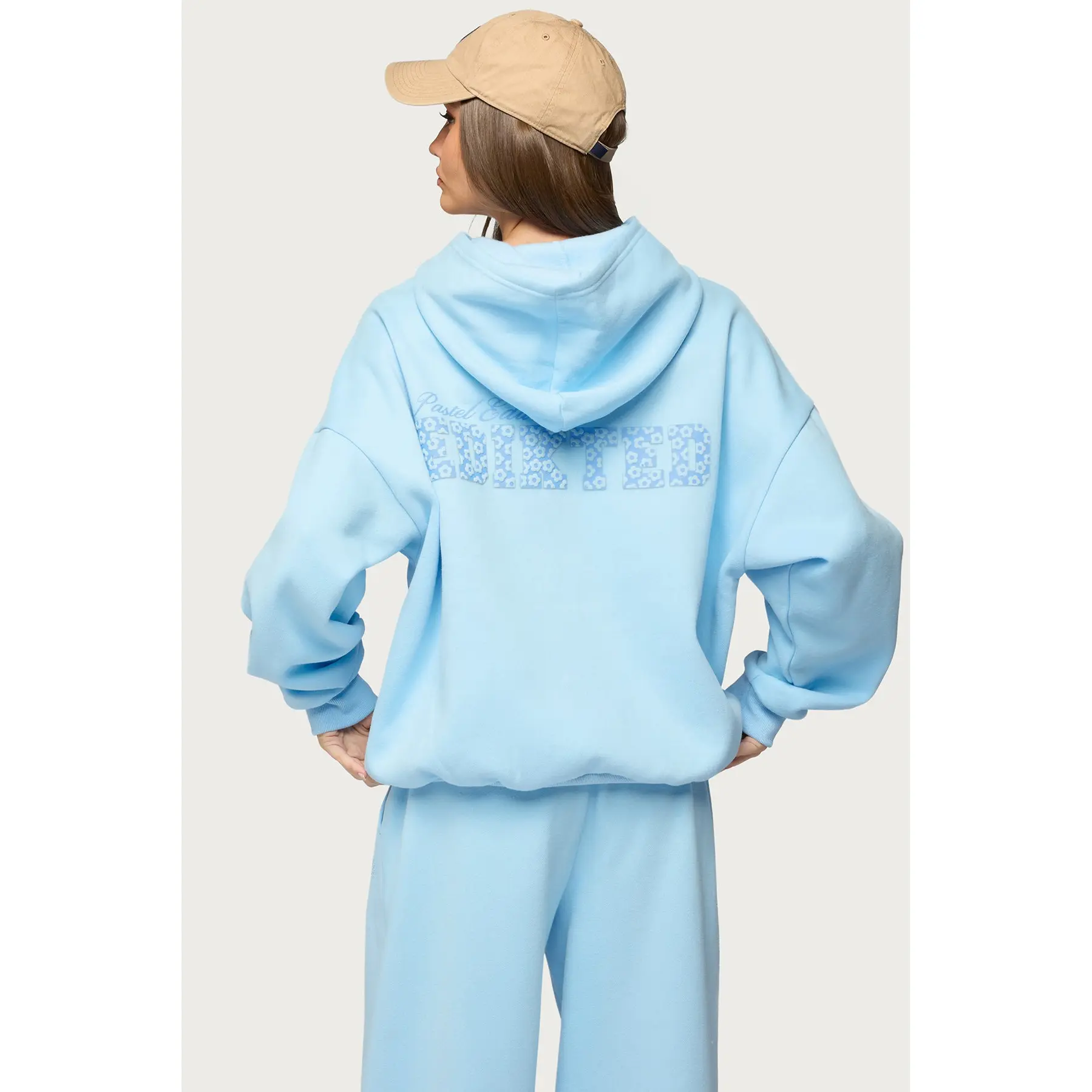 Pastel Edit Edikted Oversized Hoodie