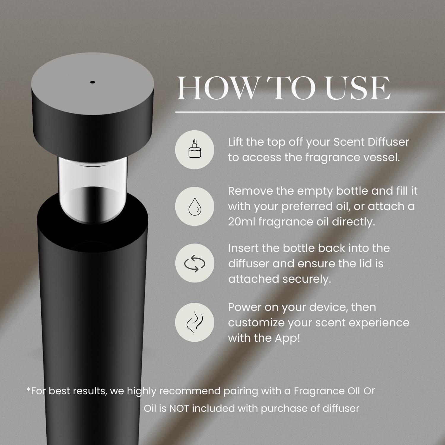 More Than a Diffuser. It‘s an Air Stylist. | Curate Your Home's Vibe with Pro Scents.Retro rotating raindrop aroma diffuser with Bluetooth speaker