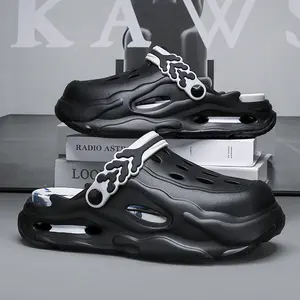 Extra Thick Platform Clogs - Waterproof & Washable Garden Shoes, Breathable Lightweight Beach Sandals, Anti-Skid Thick Sole Slides for All-Day Comfort, Durable Outdoor Sport Shoes for Men/Women