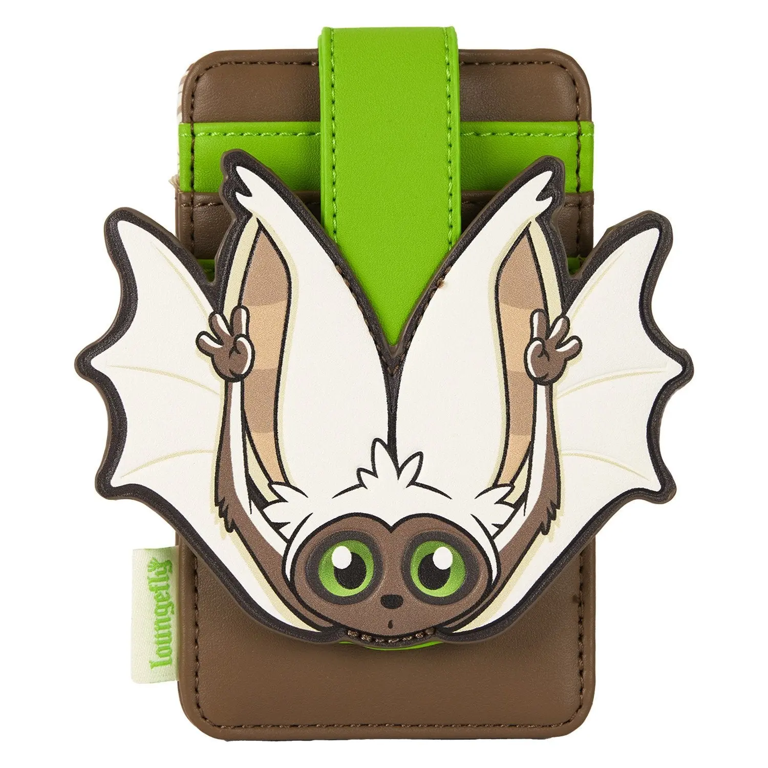 Loungefly Momo Card Holder, Avatar: The Last Airbender Faux Leather Credit Card Organizer with Applique and Embroidered Details, Casual Card Holder