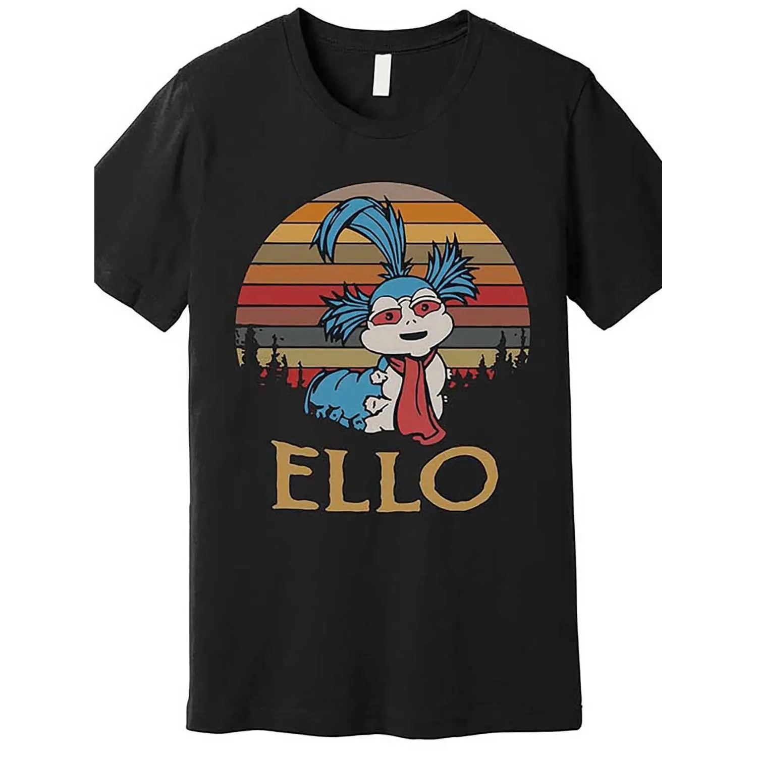 Labyrinth Movie Retro Premium T Shirt Funny Mens Short Sleeve Graphic Tee Black Collection