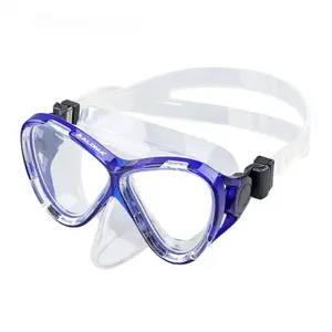 Diving Mask Set for Adults with Nose Cover and Storage Box Ideal Summer Snorkeling Equipment for Beach Trips Panoramic Wide View Dive Mask goggles  tempered glass proof fog divinggear leak boy snorkel mask anti-fog uv protection fit water safe breathing,s