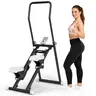 RELIFESPORTS Folding Vertical Stair Climber - Unisex Gym Equipment for Home Training & Gifting, Low-Impact Full-Body Exercise, Steel Frame, Adjustable Resistance, Digital LCD Display, Foldable Handle, 300lbs Load, Anti-Skid Stable Quiet Structure