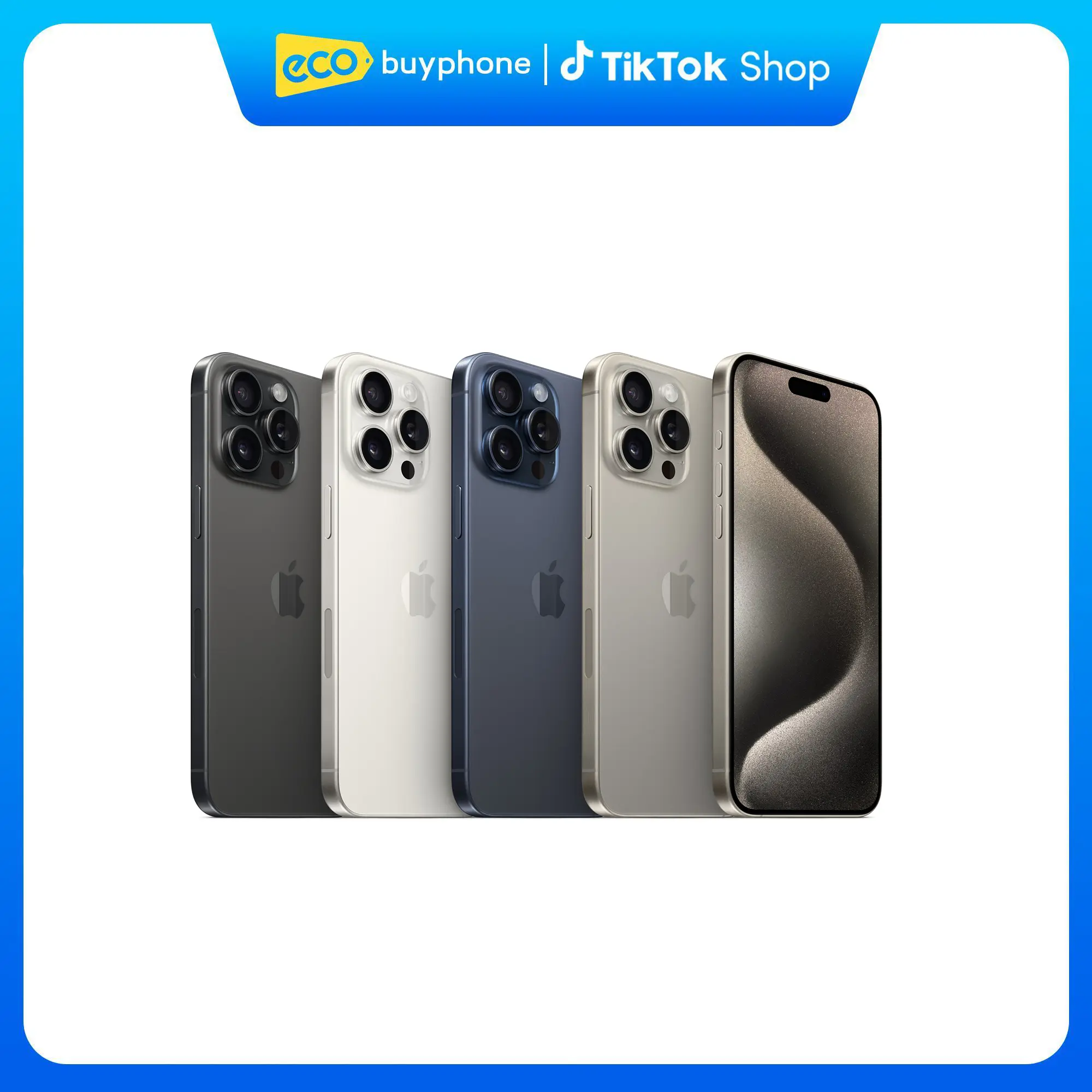 Refurbished Unlocked Apple iPhone 15 Pro Max, Excellent Condition