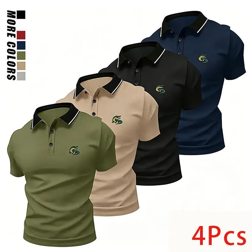 Green + Khaki + Black + Blue