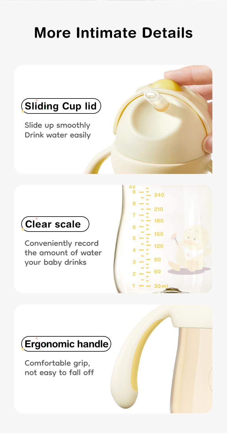 Dr.Isla 2-in-1 PPSU Anti-Colic Baby Training Cup (9oz/240ml), 360° Gravity Ball, Duckbill & Straw Lids Included, BPA-Free Leakproof No-Spill Sippy Cup for 6M-3Y, 180°C Heat-Resistant, Shatter-Resistant (Superior to PP) Dr.Isla 2-in-1 PPSU Anti-Colic Baby Training Cup (9oz/240ml), 360° Gravity Ball, Duckbill & Straw Lids Included, BPA-Free Leakproof No-Spill Sippy Cup for 6M-3Y, 180°C Heat-Resistant, Shatter-Resistant (Superior to PP)