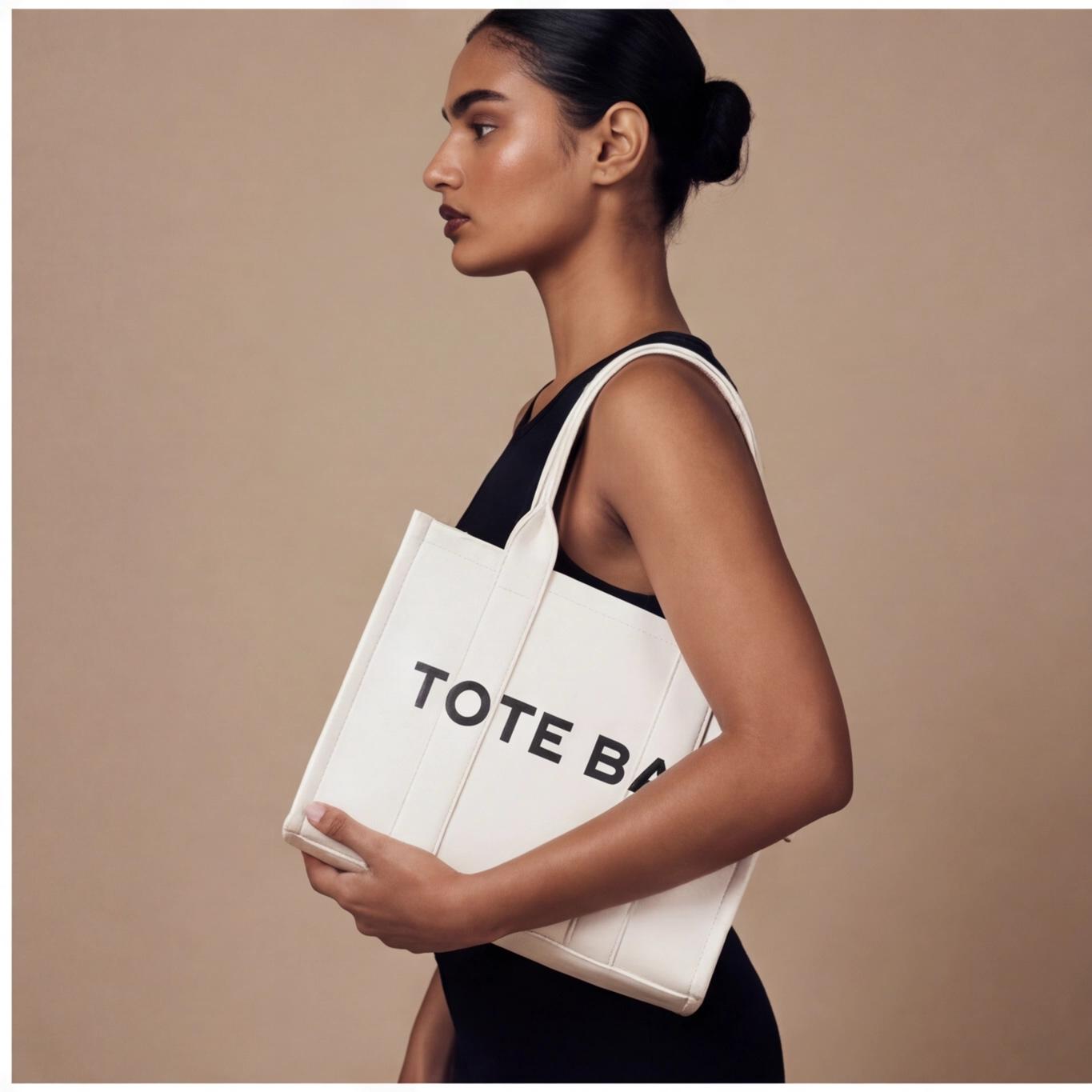 evol Women's Stylish Letter Tote Bag 2026 Design Versatile Handbag Multiple Colors Everyday Use