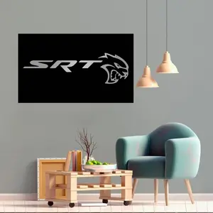 SRT 3x5ft Flag Banner Hellcat Garage Street Racing Car Man Cave  Tapestry Wall Decor Living Room Hanging