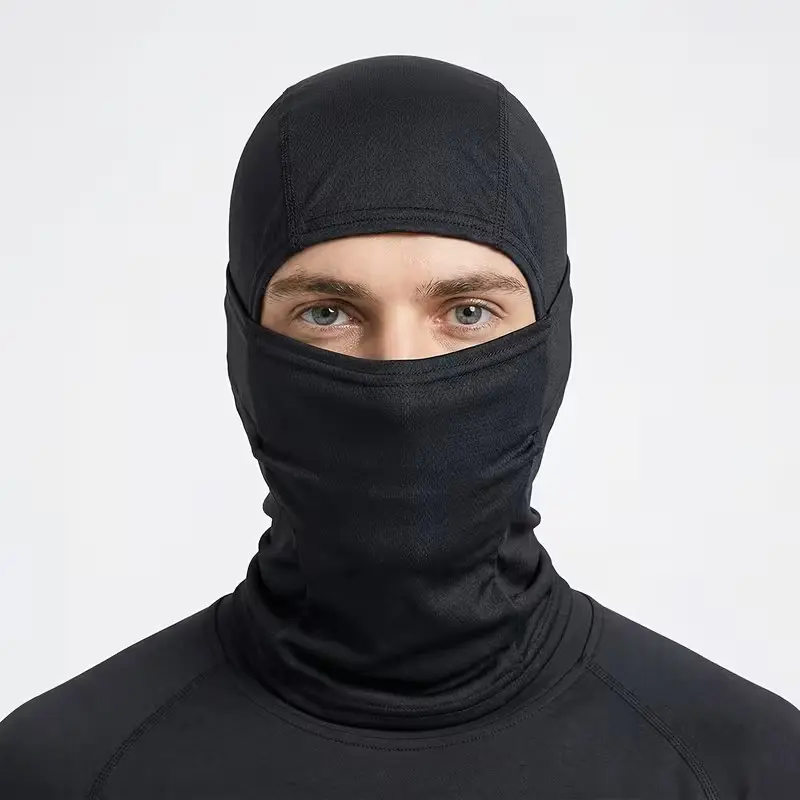Unisex Full Face UV Protective Balaclava - 1-Piece Breathable Sun Protection Headscarf Neck Gaiter, Adjustable Fit for Outdoor Sports, Men's Outdoor Accessory