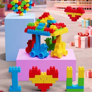 104/208/312 PCS Animal Dinosaur building block set,DIY Creative Colorful construction bricks toy,fidget,Pets recognition,Scale Supercar puzzle kit,Fine Dog Bear Cats Assembly,girl Gifts,Unisex Birthdays,Easter,Christmas,Valentine's Day Flower Decor