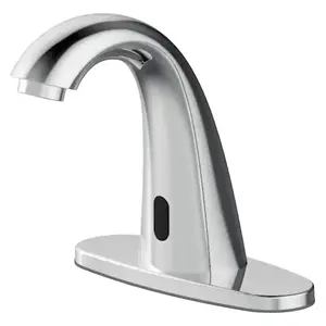 Project Source Chrome Touchless 4-in Centerset Bathroom Sink Faucet