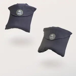 DOUBLE COMFORT BUNDLE + FREE GIFT Super Soft Neck Support Travel Pillow - Lightweight and Machine Washable - Ergonomic Design for Traveling on Airplanes, Cars, and Trains