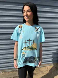 Tomb was empty sequin tee