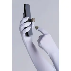 Unisex Culebra Long Full Finger Gloves | White Unisex Culebra Long Full Finger Gloves | White