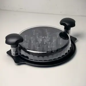 Large Chicken Shredder-Pro, Heavy Duty Meat Shredder with Visible Lid, Ergonomic Anti-Slip Handle, BPA-Free, Suitable for Pork, Beef, Chicken, Dishwasher Safe, Perfect for Shredding Ground Meat, Vegetables, and Pet Food, Easy to Clean, Ideal Kitchen Tool