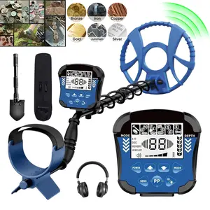Metal Detector for Adults Waterproof-Professional Higher Accuracy Gold Detector with LCD Display,Advanced DSP Chip 12" Coil, Stable Anti-Interference, Higher Accuracy, 5 Search Modes Metal Detector for Beach/River/Outdoor Treasure Hunting