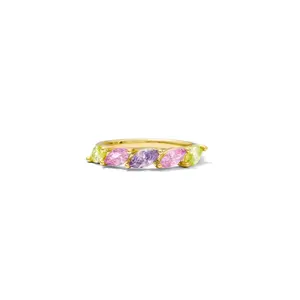 Pastel rainbow ring