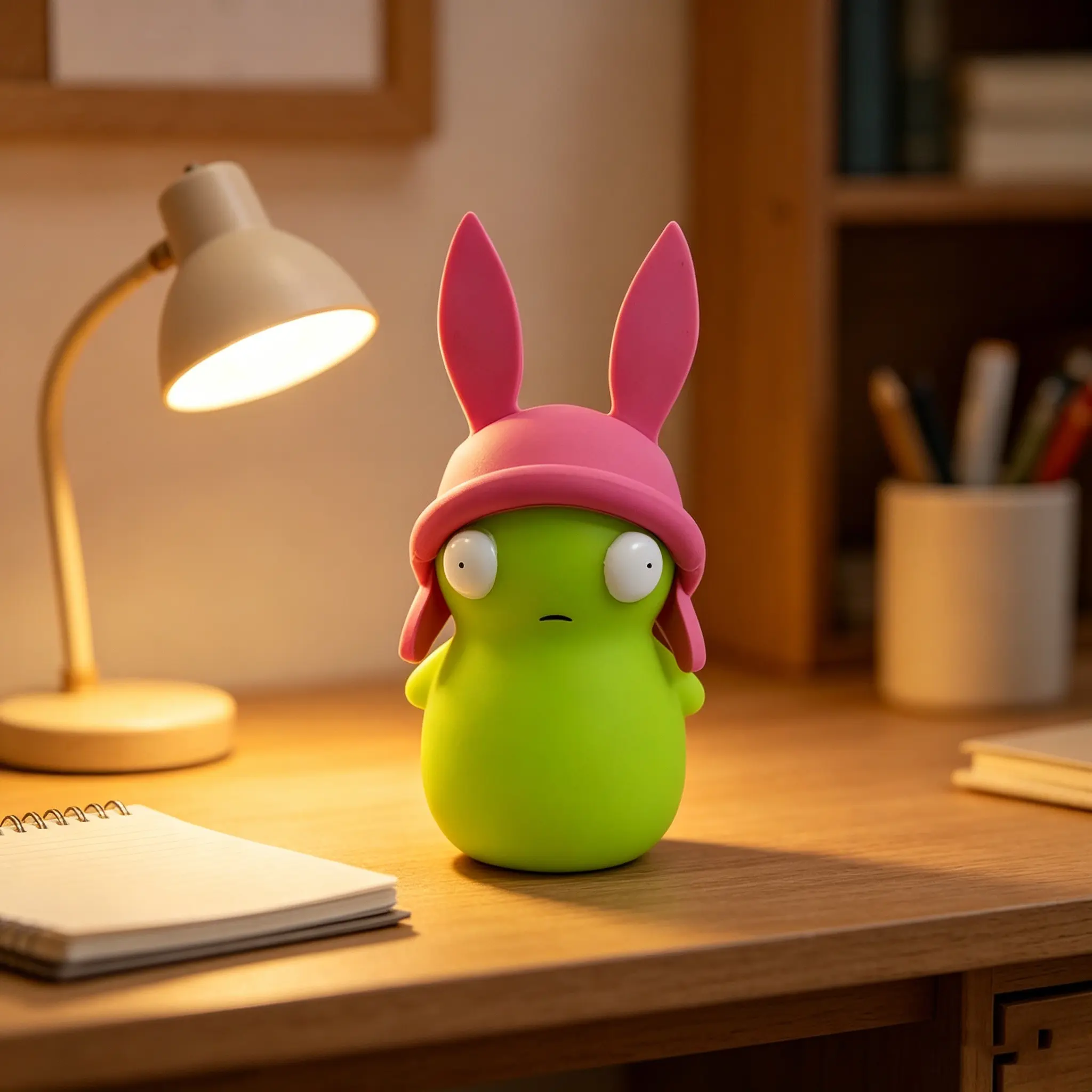1 pc Bob's Burgers Louise Glow-in-the-Dark Collectible Figure Decorative Figures Ornament Collectible Figurine Figurine Collectibles Collectible Items
