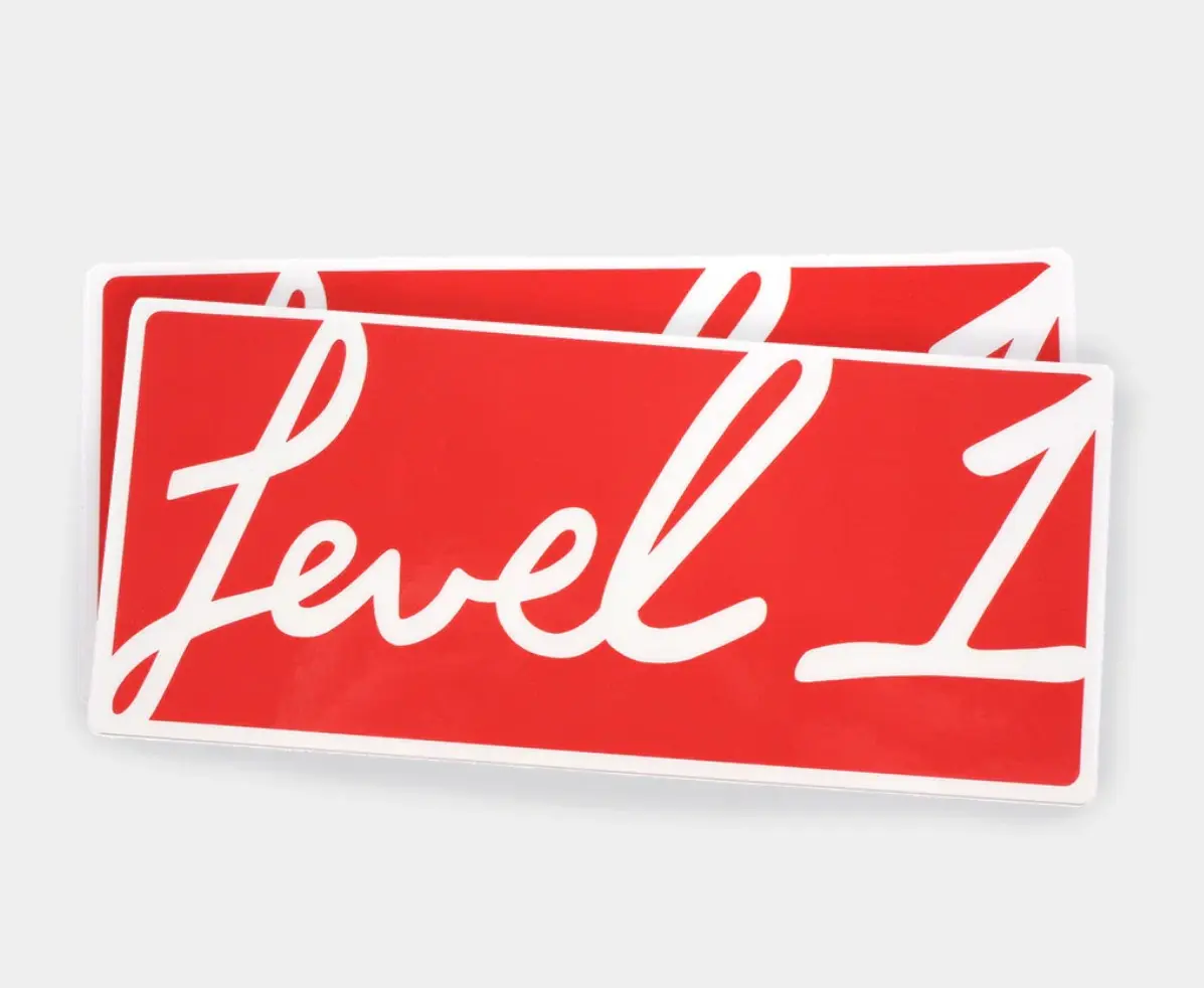 FREE RED BOX LOGO STICKERS (3PACK)