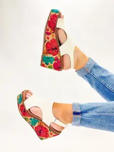 Corky’s White Freddie Wedges FINAL SALE