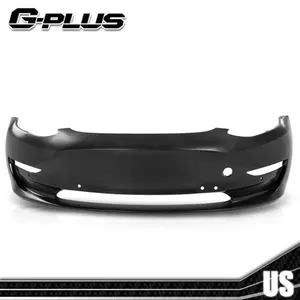 Front Bumper Cover w/ Tow Hook Hole 1084168S0E Fit For 2017-2023 Tesla Model 3 Replacement Decoration