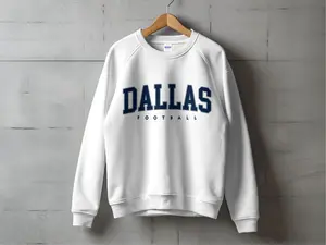 Vintage Dalla Football Sweatshirt, Cowboys Crewneck, Game Day Sports Fan Pullover Gift