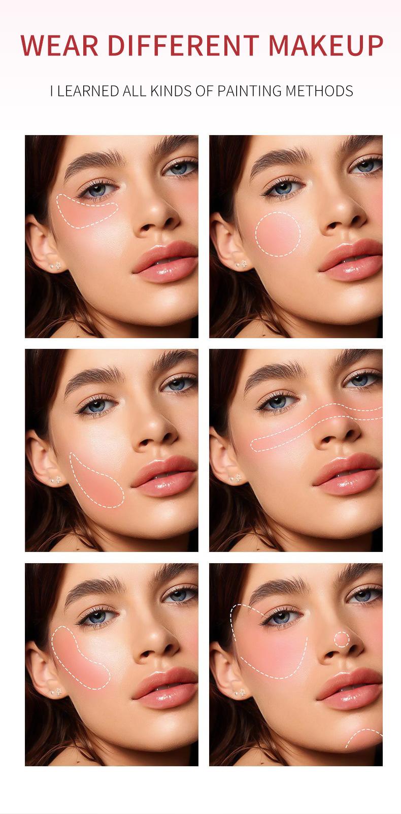 On-the-Go BLUSH Tinted Moisture Stick for Flawless Look - Long Lasting Liquid Blusher with Moisturizing Formula - Natural Shades for Cheeks & Eyes