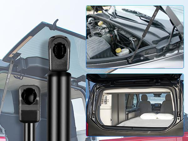 Nilight Rear Hatch Struts 6657 for Dodge Challenger 2008-2016, Tailgate Lift Supports Rear Door Shocks 12 Inch, 2PCS Set Rod Nilight Rear Hatch Struts 6657 for Dodge Challenger 2008-2016, Tailgate Lift Supports Rear Door Shocks 12 Inch, 2PCS Set Rod