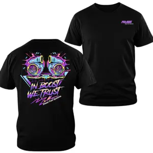 180g[100%cotton]FASS Diesel Fuel Systems T-shirt, In Boost We Trust Graphic, 2 Sides, Soft Cotton Shirt, Diesel Performance Truck Apparel for Men & Women