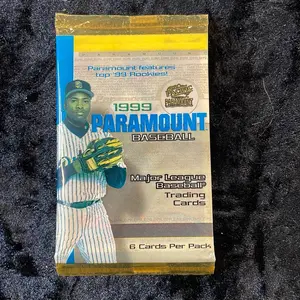 One Pack of 1999 Pacific Paramount MLB Baseball Trading Cards