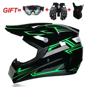 Off-road motorcycle helmet, children's motorcycle helmet, youth full-face off-road motorcycle helmet, men's and women's off-road