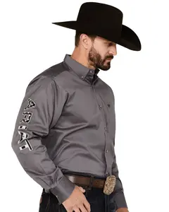 Ariat Men's Team Logo Twill Long Sleeve Button-Down Western Shirt - 10037479