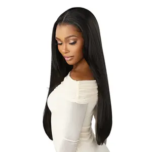 Sensationnel HD Lace Front Wig Crowned Edge Glueless 13X5 Straight 28"