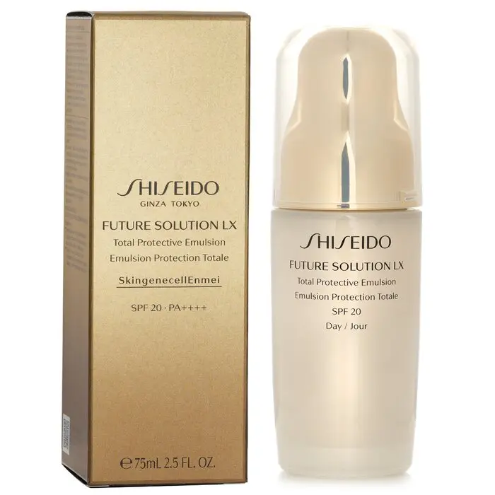 Shiseido Future Solution LX Total Protective Emulsion - Lightweight Dual-Function SPF 20 Moisturizer, UV Protection, Radiant Skin, 75ml/2.5oz (Part of Moisturizers & Mists), Dual-Function Spf Moisturizers & Mists