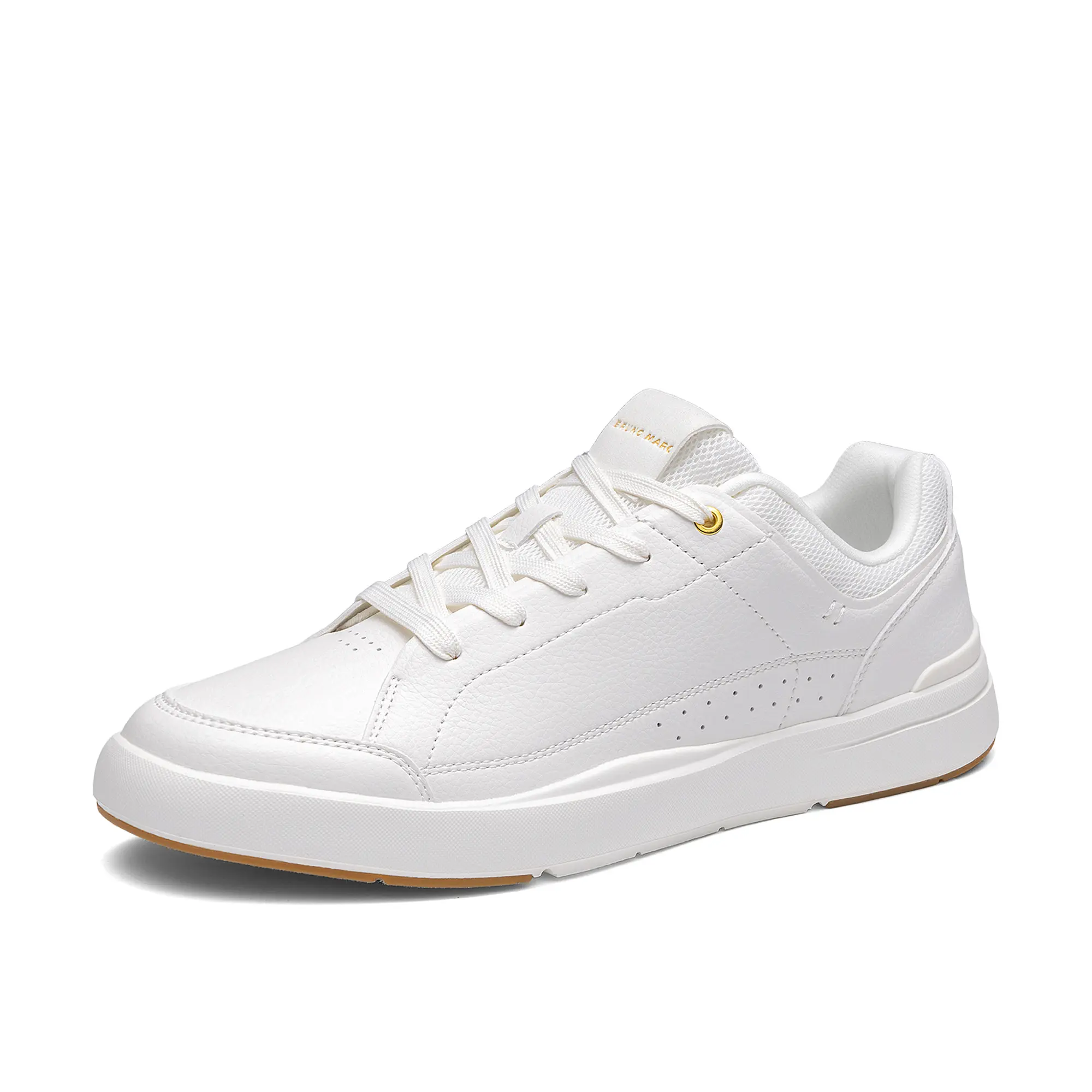 【BRUNO MARC Anniversary】 Men's Minimalist Dress Sneakers, Lightweight Breathable Casual Walking Shoes with an Anti-Slip Sole, Footwear, Antislip Casual Trainers, Trendy Trainers, Training, Lace-Up, Casual Wear, Low Top