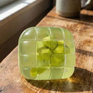 Pawtoto Four-Leaf Clover Cube Squishy Toy Handmade Food Grade Silicon Creamy Clay Feel Soft Quick Rebound #Summervibes