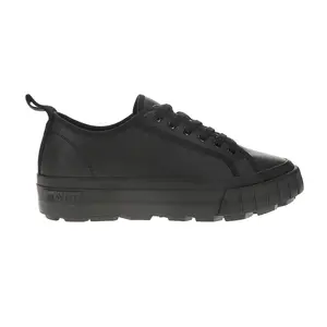 SeaVees Womens Melrose Lug Platform Sneakers Shoes Casual - Black