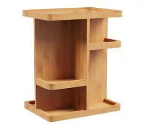 Lavish Home Makeup Organizer Rotating Eco-Friendly Compact