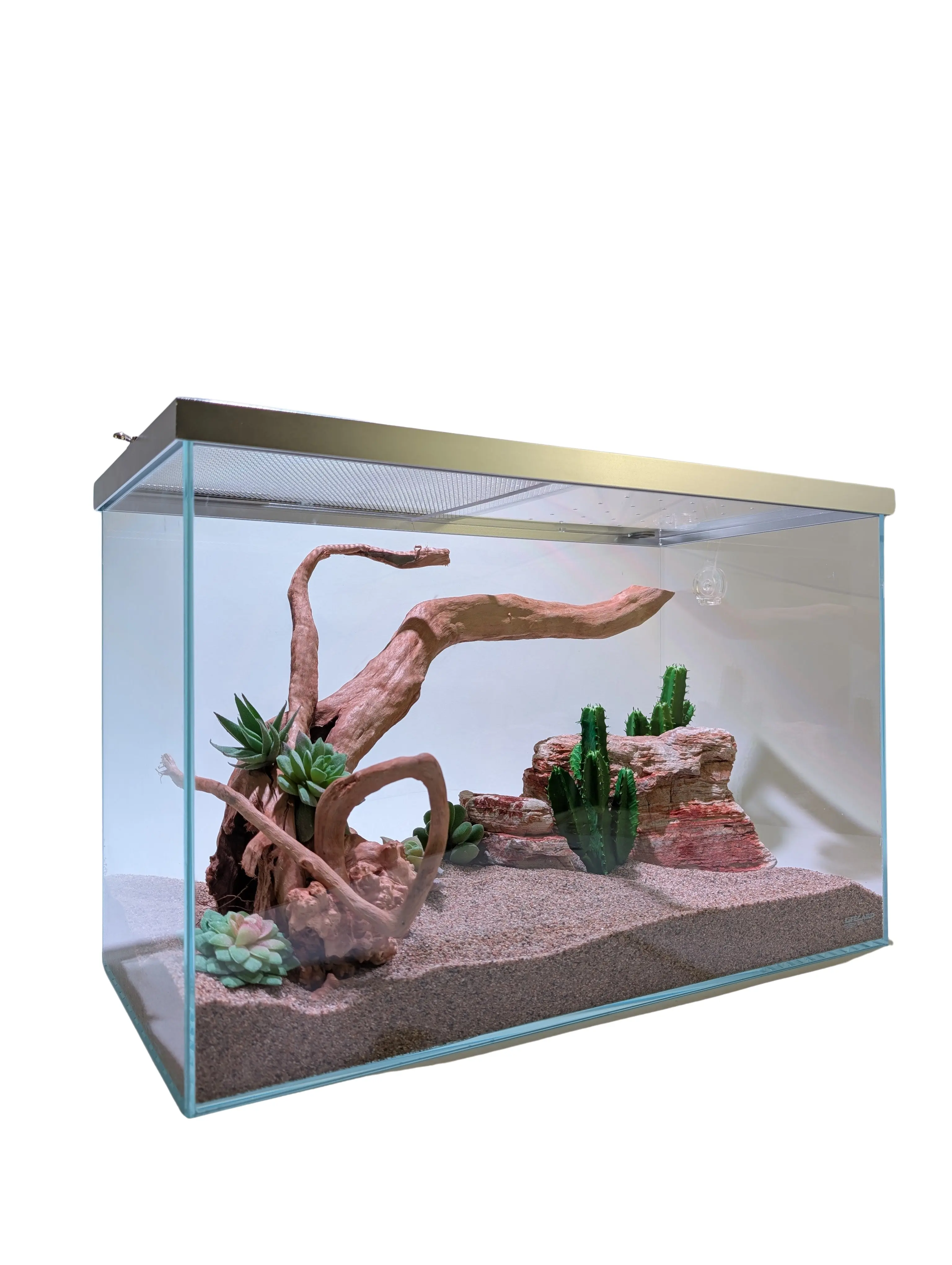 Lifegard Clear Glass 5 Gallon Rimless Terrarium