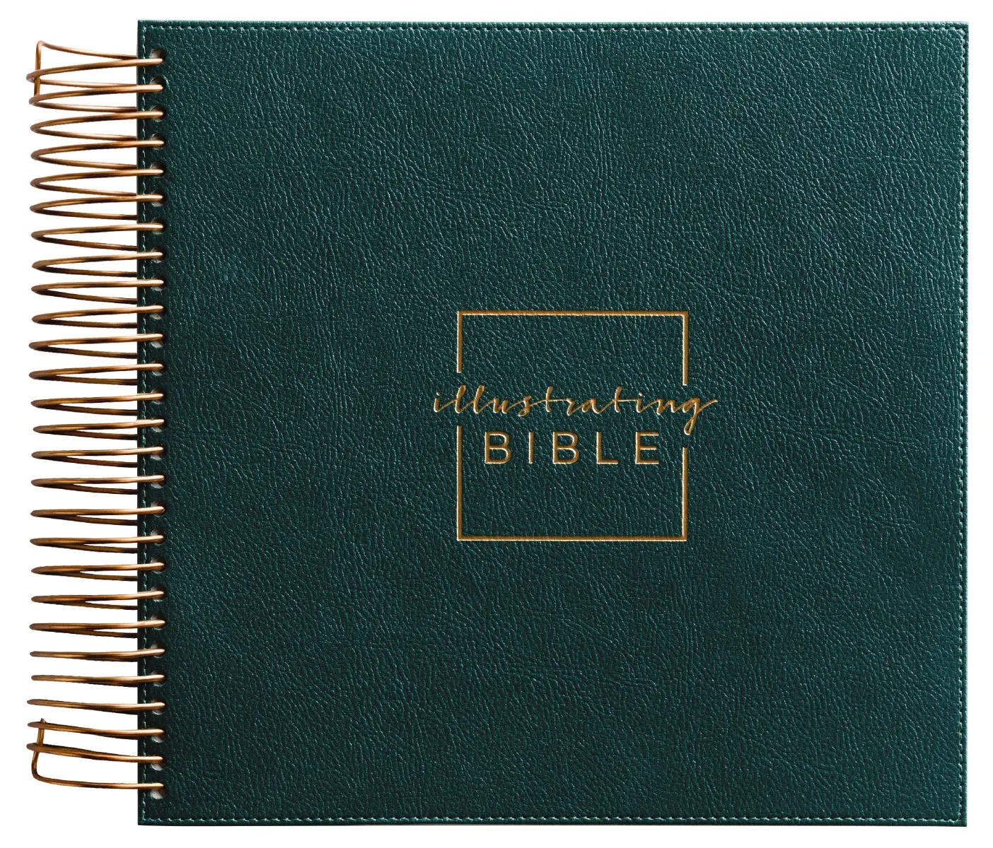 CSB, Spiral-bound Illustrating Bible, Leathersoft Spiral, Green: Draw, Write, and Reflect Your Way Through Scripture