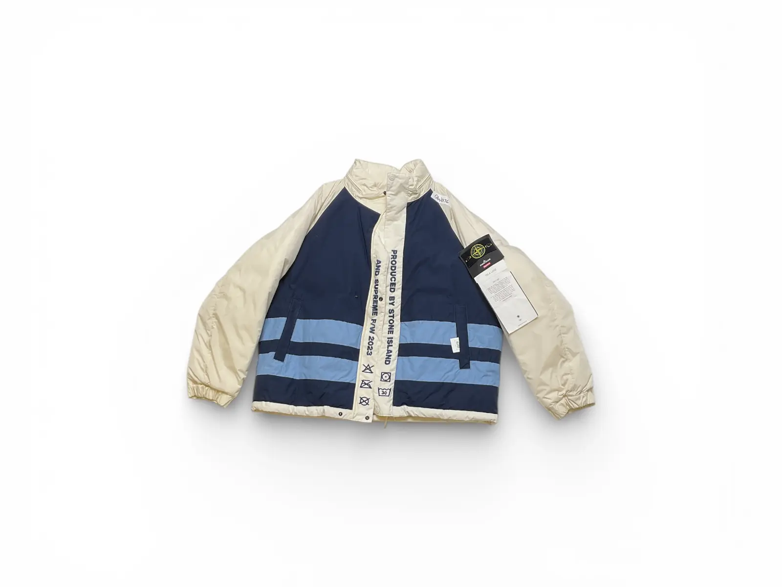 OBJ00136 Supreme Stone Island Reversible Down Puffer Jacket