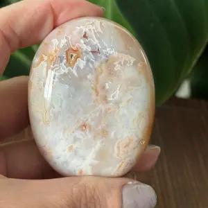 Indonesian Carnelian Agate Freeform with Druzy – Natural Agate Crystal Display