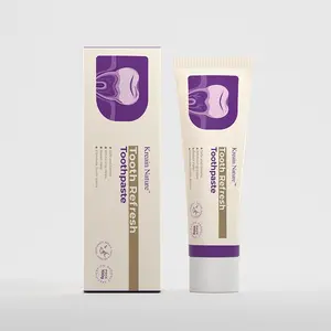Kreain Nature Toothpaste 2pcs Set for Fresh Breath & Prevent Tooth Loss with Natural Ingredients Gentle Oral Care