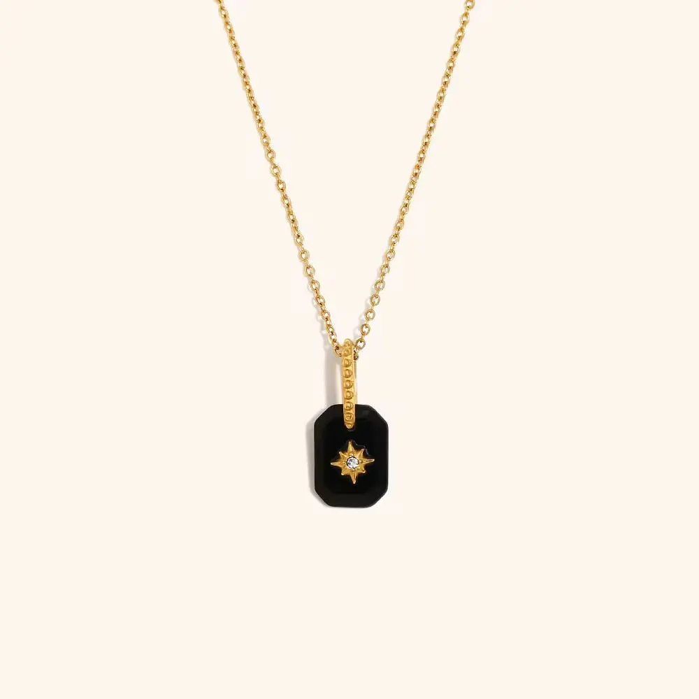 Starry Night Stainless Steel  Necklace