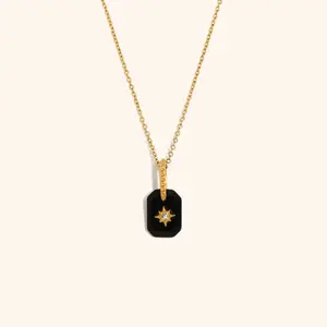 Starry Night Stainless Steel  Necklace