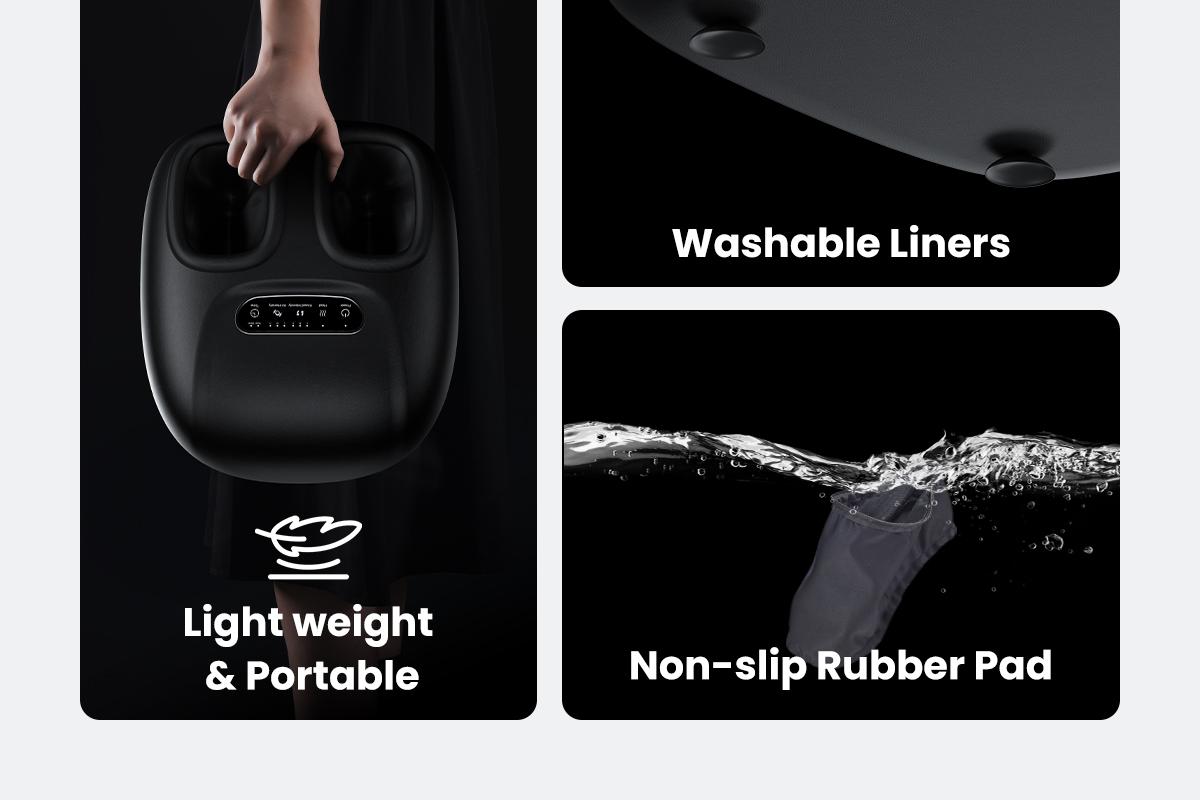 RENPHO Shiatsu Foot Massager with Heat, Air Compression for Circulation, Spring Glow Up Foot Massager Machine for Plantar Fasciitis Gift Choice for Man Women Size Up to 11 RENPHO Shiatsu Foot Massager with Heat, Air Compression for Circulation, Spring Glow Up Foot Massager Machine for Plantar Fasciitis Gift Choice for Man Women Size Up to 11