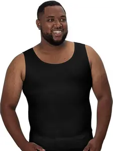QORE LOGIQ Tall Length Compression Shirts for Men 6 Ft & Over - Sleeveless, Form-Fit, Tagless Slimming Undershirts, Menswear Shaping Tops Casual Shapewear, Form-Fit Men's Undershirts, Tagless Men's Undershirts