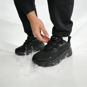 【2026 New Arrivals】Men's Non Slip Work Shoes Waterproof Slip-On Sneakers for Kitchen Restaurant Chefs Nurses with Arch Fit Support Orthopedic Footwear