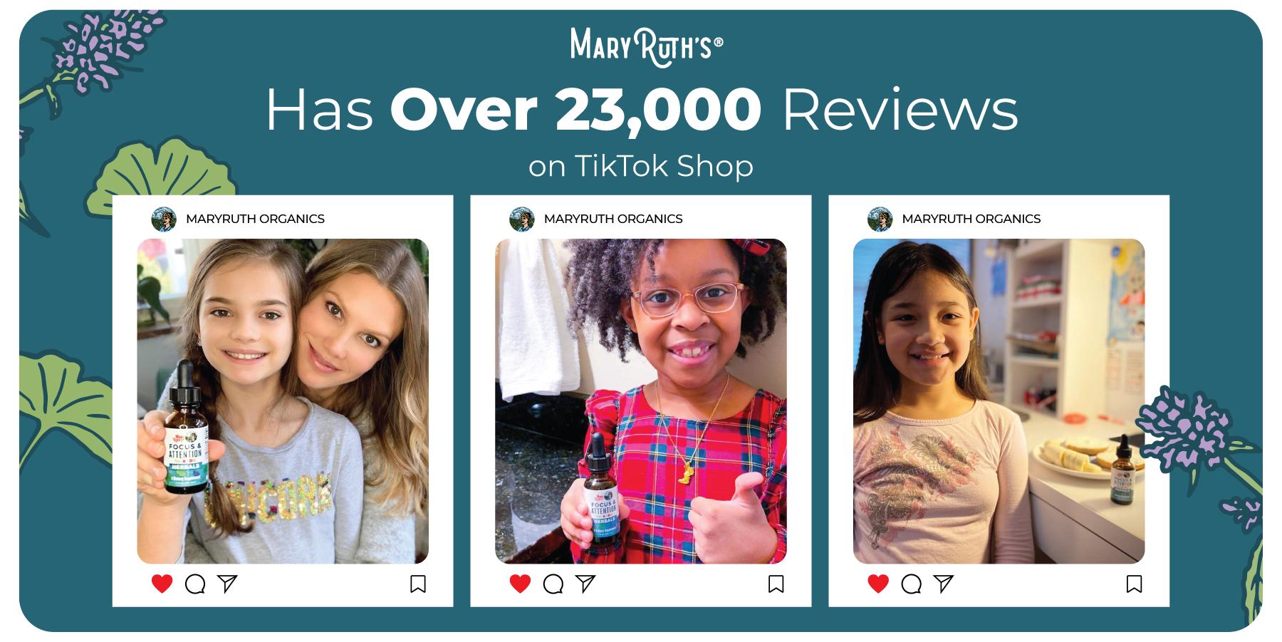 MaryRuth's Organic Kids Focus & Attention Drops - Adaptogenic - Nervine - Calming - 9 Herbal Blend - Vegan - Non-GMO - Gluten Free - 30 Servings